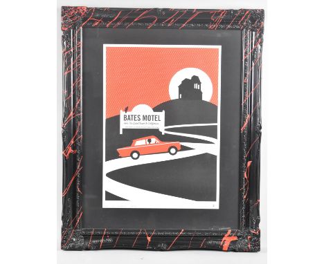 A Framed Limited Edition Print, Titled 'Psycho' 1960, Alfred Hitchcock (2011 Series), No. 2/50, 28x40cm 