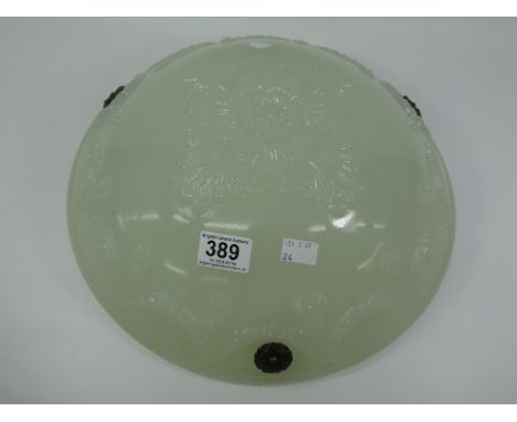 GLASS HANGING LAMP SHADE