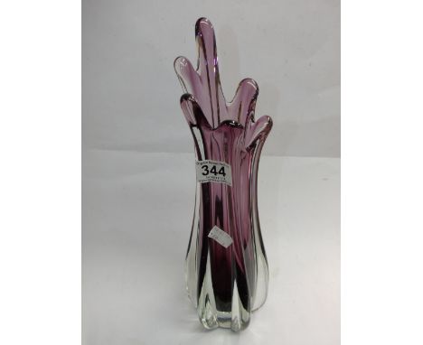 1960s STUDIO ART GLASS VASE