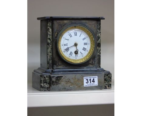 SLATE CASED MANTLE CLOCK