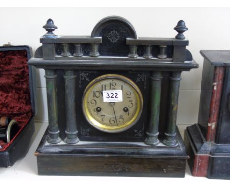 VICTORIAN  MANTLE CLOCK 