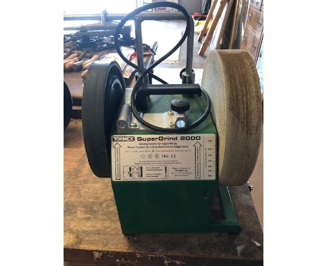 Tools:TORMEK SuperGrind 2000 water cooled griding machine, sharpening tool