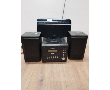 POLAROID CD RADIO PLAYER AND SPEAKERS PLUS DAB DIGITAL RADIO