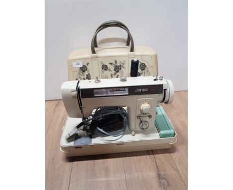 A VINTAGE JONES SEWING MACHINE