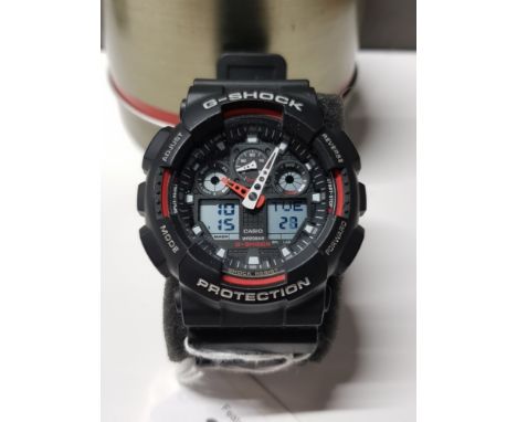 GENTS CASIO G SHOCK DIGITAL WRISTWATCH IN ORIGINAL TIN CONTAINER