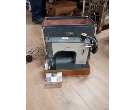 VINTAGE ELECTRIC JONES SEWING MACHINE
