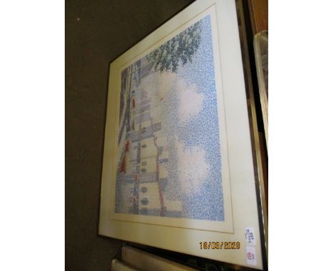 PENCIL SIGNED LITHOGRAPH “MARINA III”