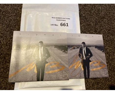 CDS :Michael Buble - 'higher' - signed item