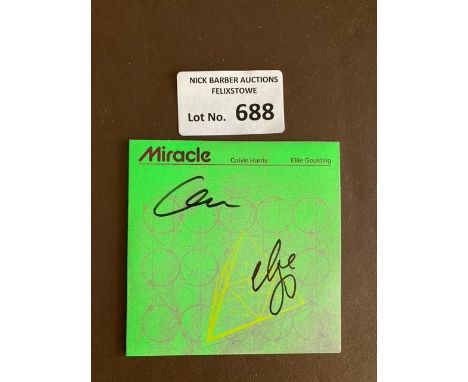 CDS : Calvin Harris & Ellie Goulding CD single - signed item