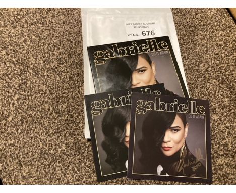 CDS : Gabrielle - 'Do It Again' - signed item