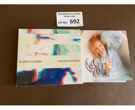 CDS : Altered Images - 'Mascara Streakz' - signed item