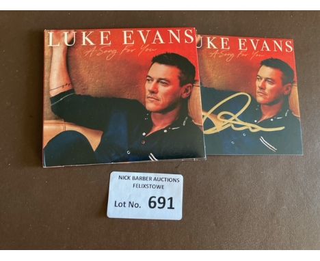 CDS : Luke Evans -  'A Song For You' - signed item