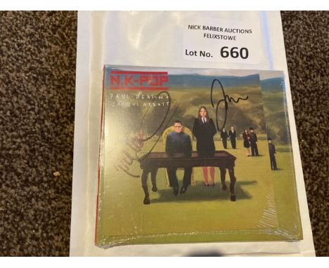 CDS : Paul Heaton & Jacqui Abbott - 'NK Pop' - signed item