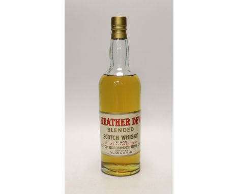 One bottle of Mitchell Brothers Heather Dew blended Scotch Whisky, 1950's