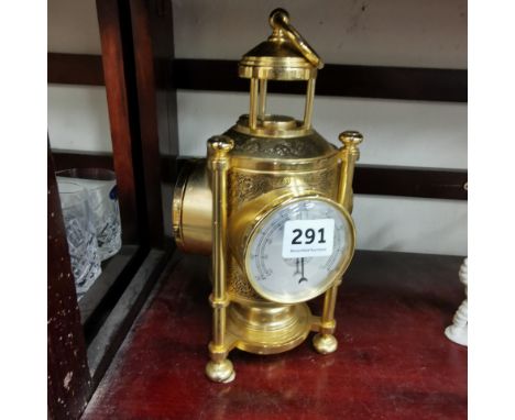 MINERS STYLE CLOCK/BAROMETER