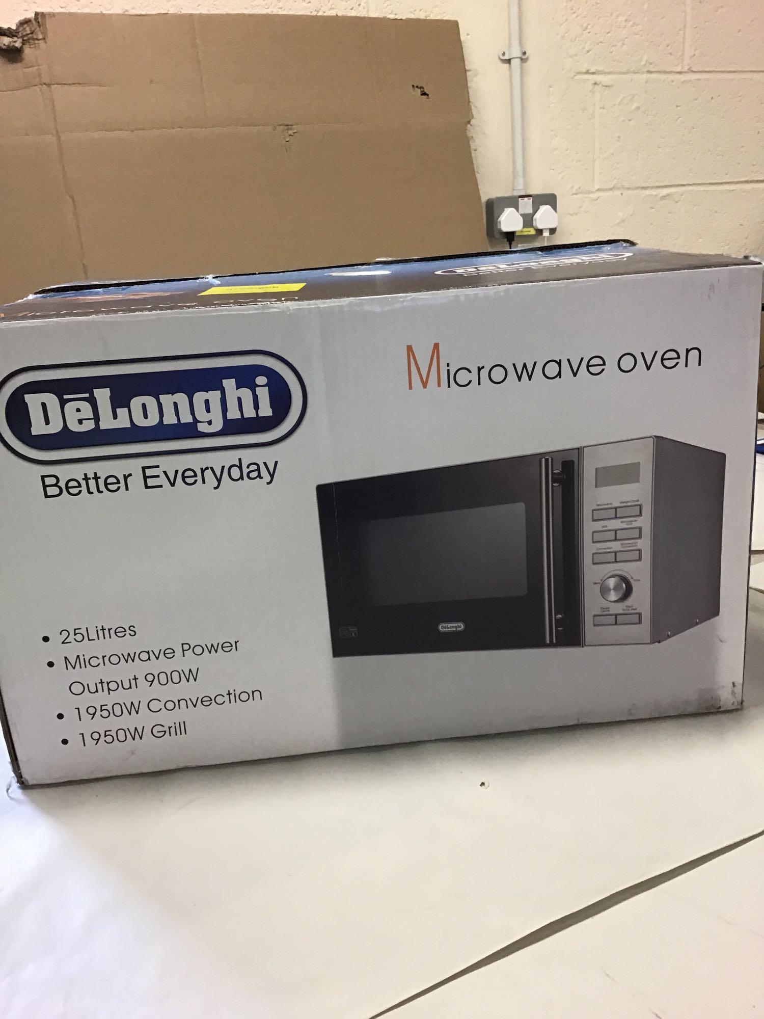 Item name De'Longhi 900W Combination Microwave D90D Stainless Steel
