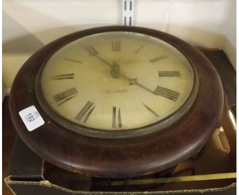 19th century postman's alarm clock, Joseph Kimich of Dunstable  