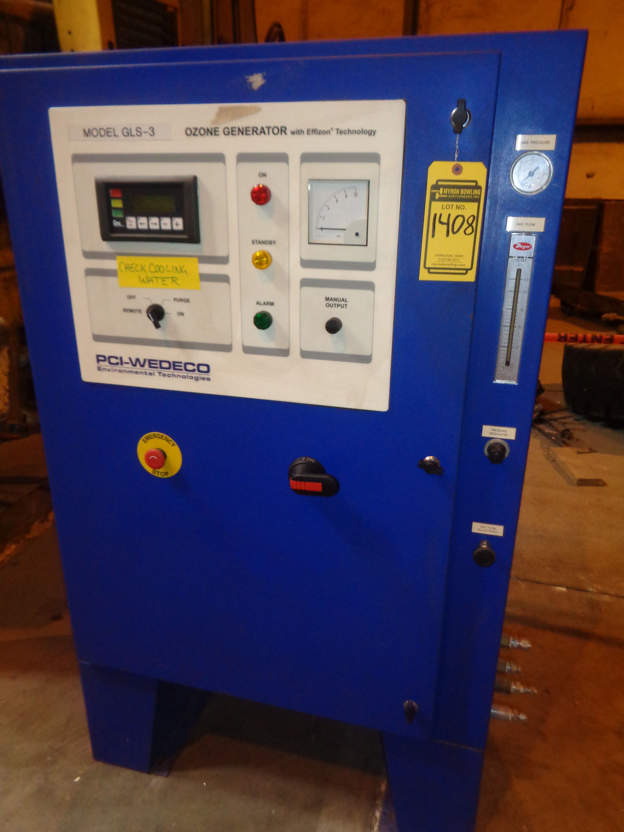PCI-WEDECO MODEL GLS-3 OZONE GENERATOR