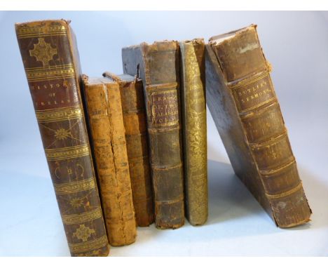 18th Century Antiquarian Books - History of Ireland Vol 2 1806 by Rev James Gordon, The Spectator Vol the Sixth printed by Ha