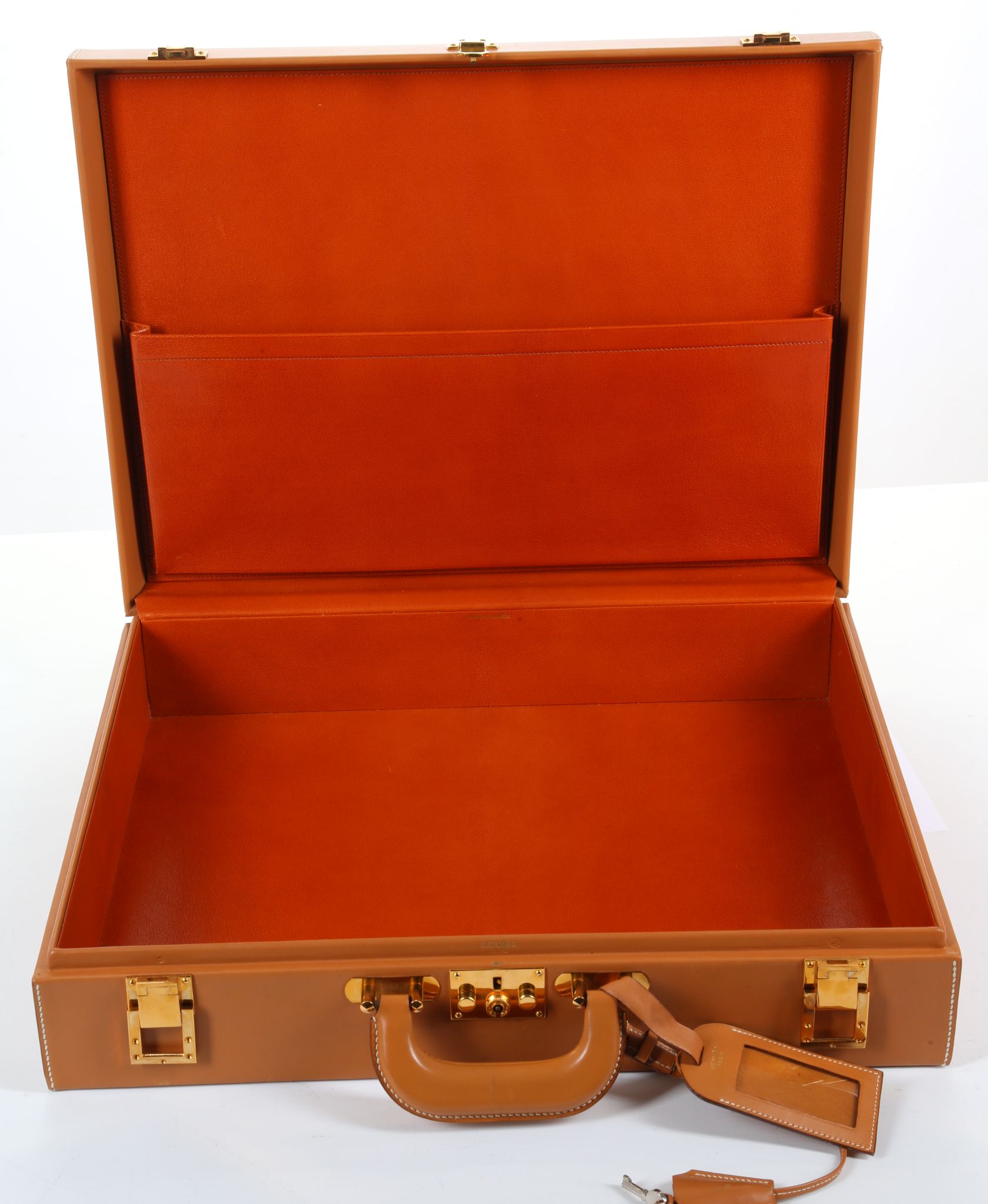 hermes men's leather briefcase