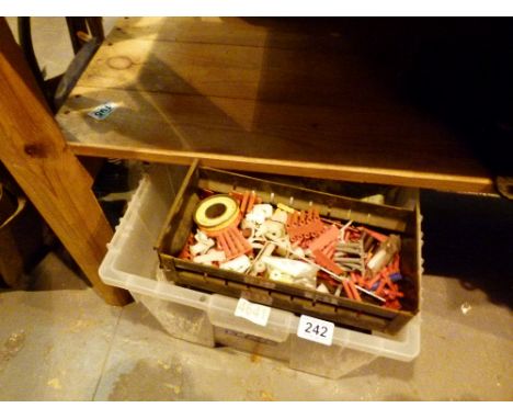 Box of mixed tools and fittings etc
