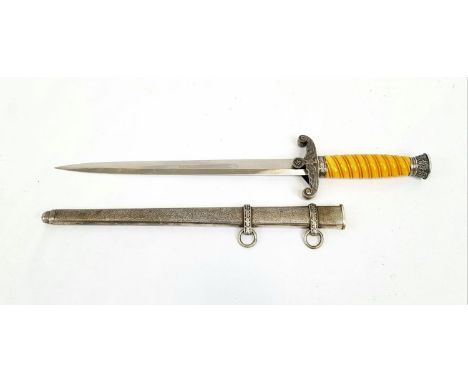 1935 Model German Army Officers Dagger. Maker Eickhorn. Exceptional condition blade. 