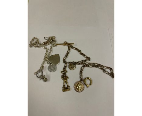 Vintage pocket watch chains and fobs 