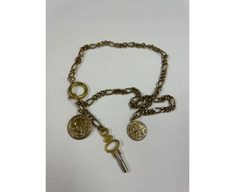 Vintage pocket watch chain 