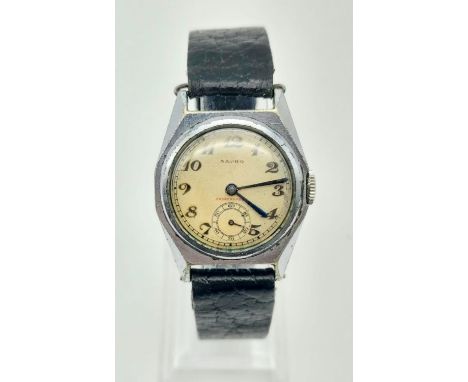 A Vintage Sapho Chronograph Unbreakable Watch! Works but temperamental so A/F 