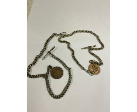 Vintage Albert pocket watch chains &amp; fobs 