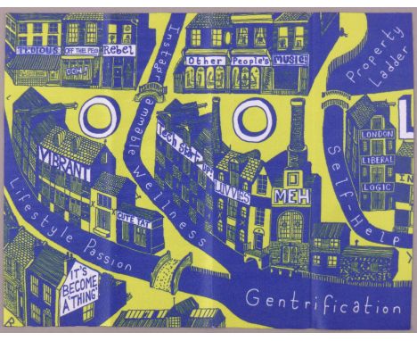 PERRY, SIR GRAYSON CBE RA (born 1960) British (AR), Gentrification, textile, in its original cardboard packaging. 19 x 14 cm.