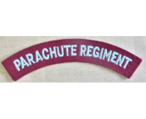 British WWII Parachute Regiment, light blue on purple