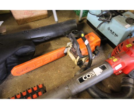 A Stihl MS180 petrol chainsaw
