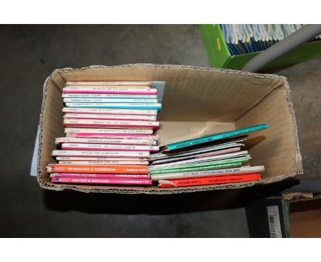 A box of Ordnance Survey maps
