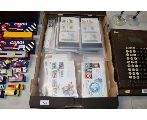 A box of first day covers