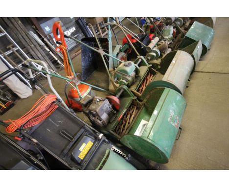 A Ransomes Marqueè 18" mower complete with grass box , manual and original receipt