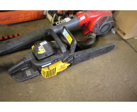 A McCulloch petrol chainsaw 