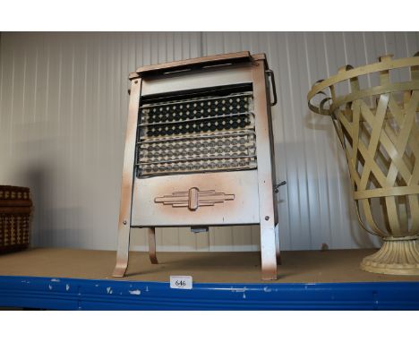 An Art Deco electric fire sold as a collectors item