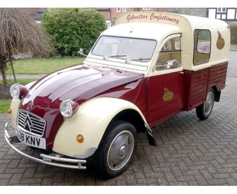 Reputedly supplied new to Spain in 1972, this handsome Citroen 2CV Van was later purchased by Mr Shacaluga of Gibraltar with 
