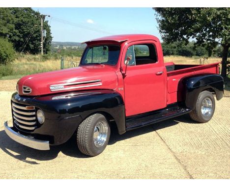 And now for something completely different - a customised classic all-American pickup! It was built by a retired professional