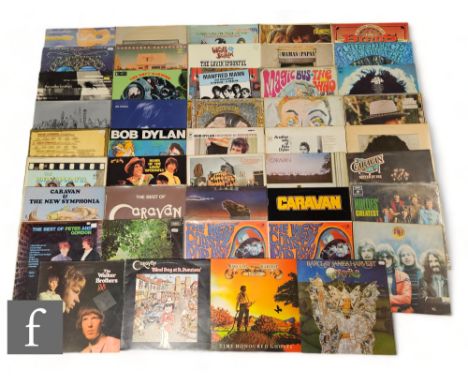 1960s/70s Rock/Folk Rock/Progressive Rock - A collection of LPs, artists to include Caravan, Bob Dylan, J. J. Cale, The Monke