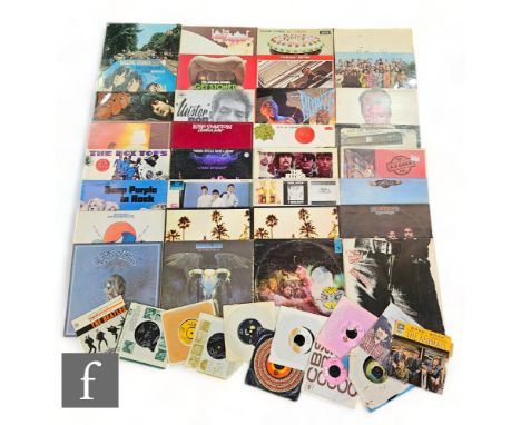 Rock - A collection of LPs and 7 inch singles, to include Rolling Stones - Through The Past, Darkly Vol. 2, SKL 5019, Beggars