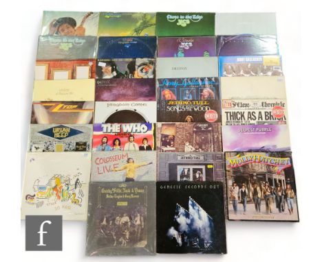 1970s/80s Rock - A collection of LPs, artists to include Jethro Tull, Bob Dylan, Yes, Magnum, Emmerson, Lake &amp; Palmer, Wi