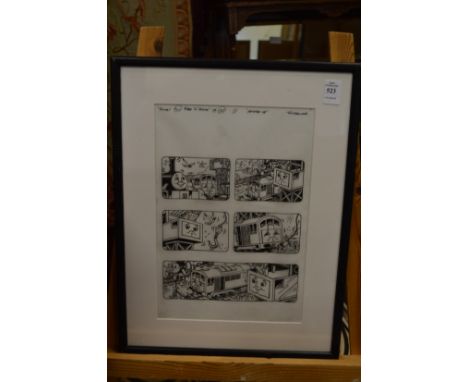 Tim Marwood, an original illustration for Thomas the Tank Engine.