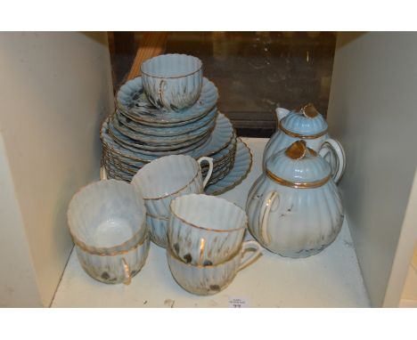 A Japanese porcelain tea service.