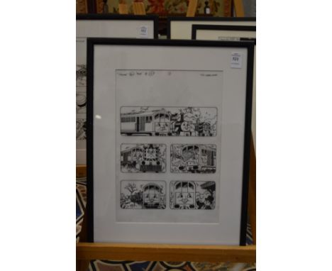 Tim Marwood, an original illustration for Thomas the Tank Engine.