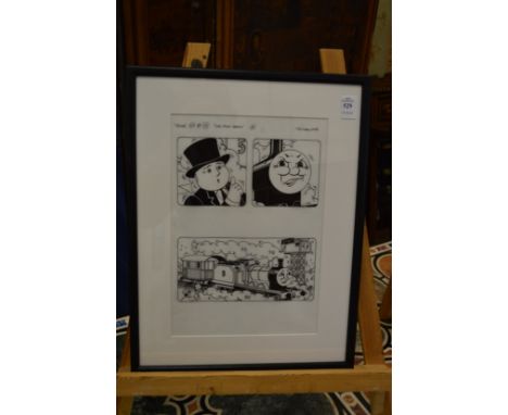Tim Marwood, an original illustration for Thomas the Tank Engine.