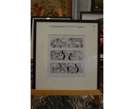 Tim Marwood, an original illustration for Thomas the Tank Engine.