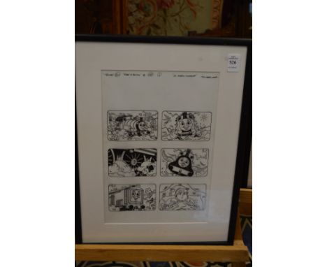 Tim Marwood, an original illustration for Thomas the Tank Engine.