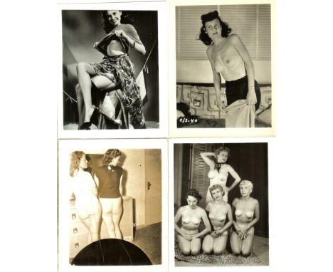 ADULT GLAMOUR - VINTAGE MODEL PHOTOGRAPHS FROM THE 1950'S
Original photographs. 5 x 4 inch.   